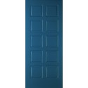 Rivestimento esterno pantografato mod.57 colore ral 5020 per porta blindata 1 anta