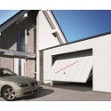 Porta basculante Berry N80 Motivo 984 Pannello verticale acciaio (sempre 7 strisce) Hörmann