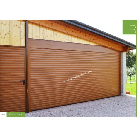 Serranda da garage DECOPAINT scorrevole  a soffitto RollMatic OD Inclusa motorizzazione laterale ProMatic