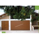 Serranda da garage DECOGRAIN scorrevole  a soffitto RollMatic OD Inclusa motorizzazione laterale ProMatic