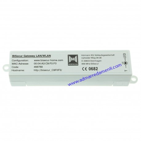 Hörmann Bisecur, Gateway Lan/Wlan, 26 lingue, 4511701