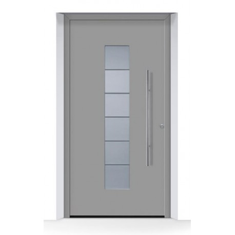 Motivo 504 THERMOCARBON  ral 9007 alluminio grigiastro struttura fine opaca