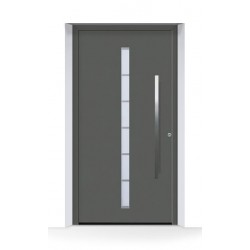 Porta d'ingresso ThermoCarbon (2020) Antracite Metallic CH703 ruvida e opaca Hormann