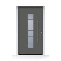 Porta d'ingresso ThermoCarbon (2020) Antracite Metallic CH703 ruvida e opaca Hormann