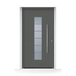 Porta d'ingresso ThermoCarbon (2020) Antracite Metallic CH703 ruvida e opaca Hormann