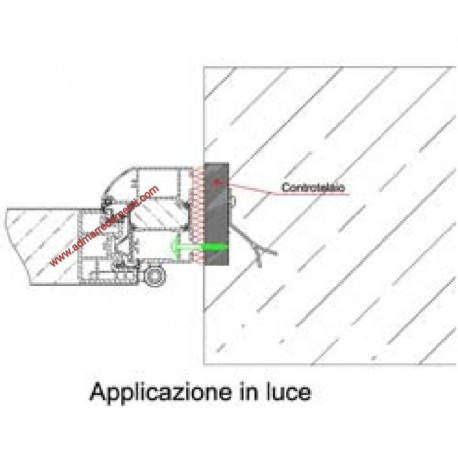 Controtelaio TF  APPLICAZIONE IN LUCE