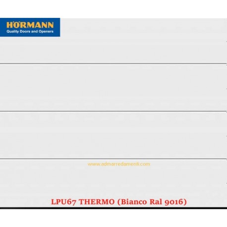 PORTONE SEZIONALE LPU67 THERMO (bianco ral 9016)