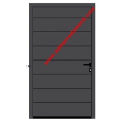 Porta pedonale laterale per garage Hörmann 1200x2150 DIN dx  COLORE CH703