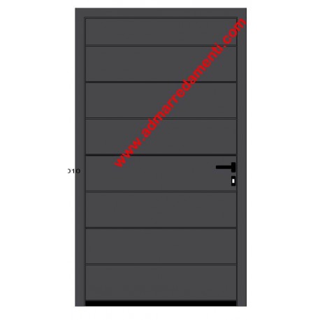 Porta pedonale laterale per garage Hörmann 1200x2150 DIN dx  COLORE CH703