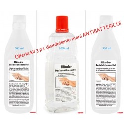 Disinfettante  Virucida Antibatterico Sonax per piccoli lavori di Fai da te (kit da 3 pz.) Pronta Consegna