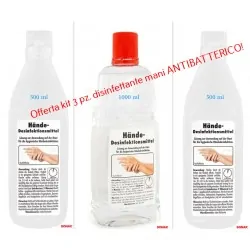 Disinfettante  Virucida Antibatterico Sonax per piccoli lavori di Fai da te (kit da 3 pz.) Pronta Consegna