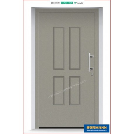 motivo 459, struttura fine grigio pietra RAL 7030 opaco