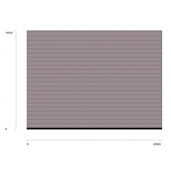 Serranda da garage ral.9007 grigio alluminio RollMatic OD mis. L-2500  H-1830