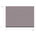 Serranda da garage ral.9007 grigio alluminio RollMatic OD mis. L-2500  H-1830