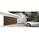 Portone sezionale da garage Hormann su misura est. L-4180 H-2140 Greca L dark oak