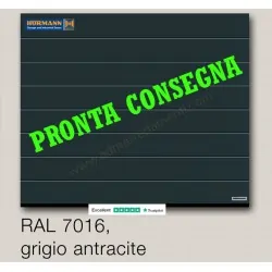 Portone sezionale Hormann L-2500 H-2250 grigio antracite ral 7016