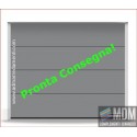 Portone PRONTA CONSEGNA L-2750 -2250 automatico RENOMATIC finitura Planar CH 9007 Matt deluxe, grigio alluminio