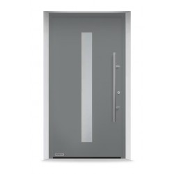 Portoncino ingresso THERMO65 colore CH907  grigio alluminio Hormann