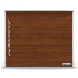 Portone PRONTA CONSEGNA  L-3000-2500 sezionale garage Hörmann TINTA LEGNO DARK OAK