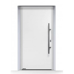 Portoncino d'ingresso THERMO 65 acciaio-alluminio Bianco Traffico Ral 9016 Hormann