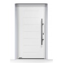 Portoncino d'ingresso THERMO 65 acciaio-alluminio Bianco Traffico Ral 9016 Hormann