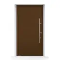 Portone d'ingresso THERMO65 acciaio/alluminio Marrone Terra Ral 8028 Hormann