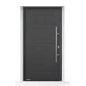 Portoncino ingresso THERMO65 acciaio e alluminio Antracite Metallic CH703 Hormann