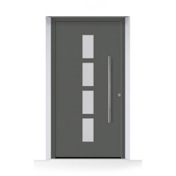 Portoncino d'ingresso THERMOSAFE Antracite metallic CH 703