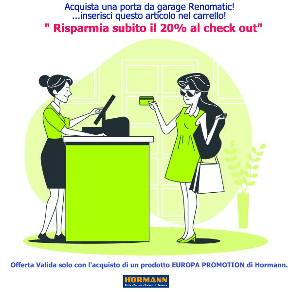 SCONTI al  check out