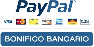 NEGOZIO VERIFICATO Pagamenti SICURI con programma di Protezione sugli acquisti.